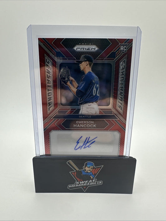2024 Panini Prizm- Emerson Hancock(RC)-Sensational Signatures- Auto- Mariners