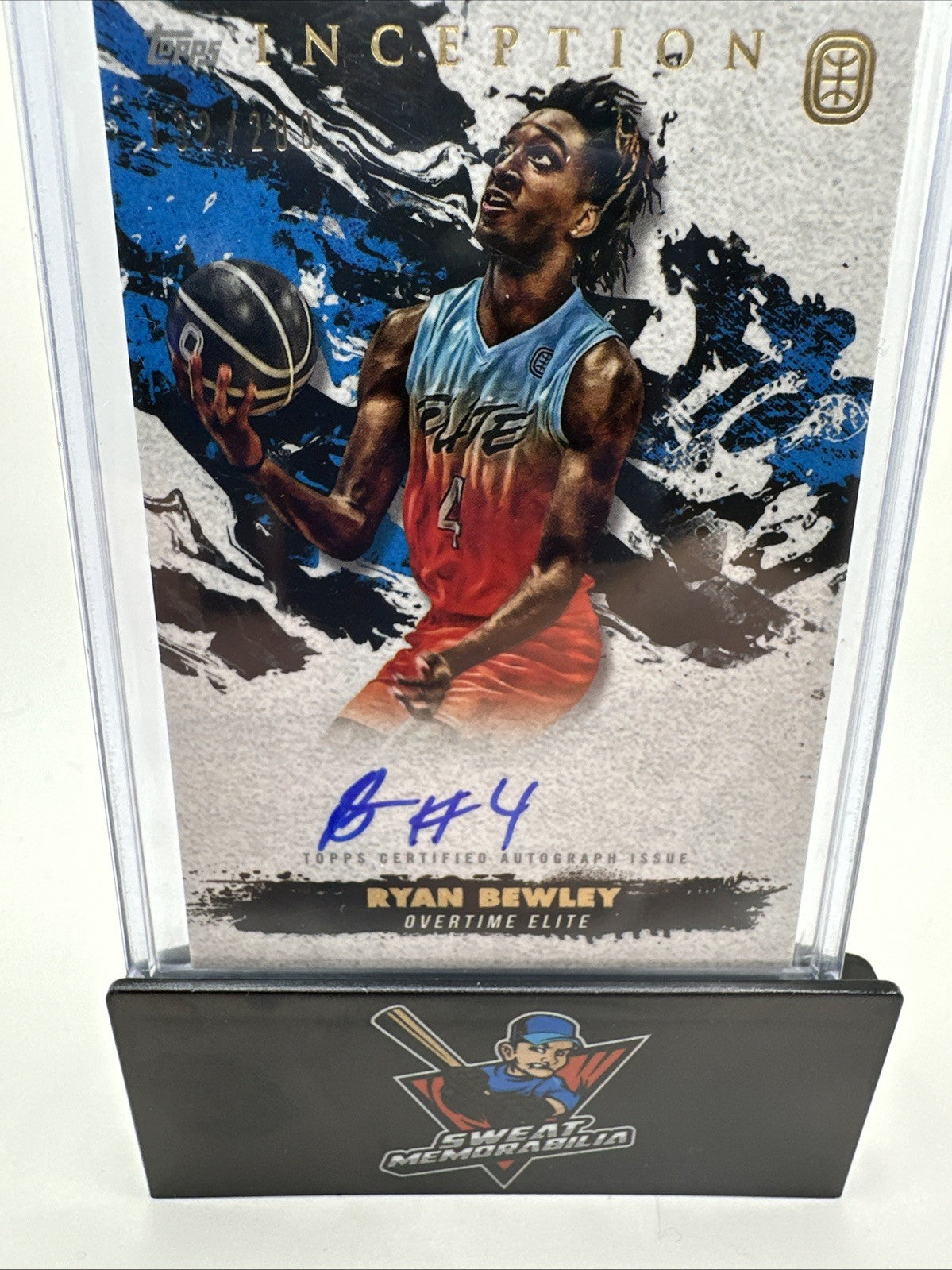 2021-22 Topps Inception OTE Overtime Elite /200 Ryan Bewley #IA-RB3 Auto