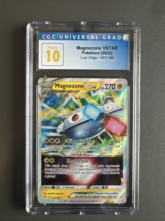 Magnezone Vstar Lost Origin 057/196 CGC Pristine 10