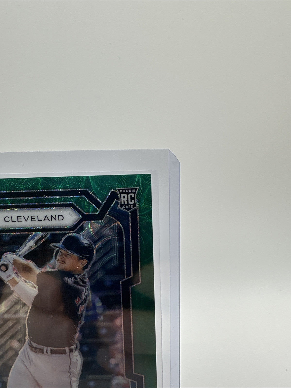 Kyle Manzardo (RC) 2024 Panini Prizm Baseball Green Pulsar Prizm /75