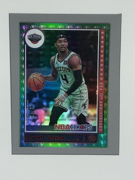 2021-22 Panini NBA Hoops Devonte Graham #180 Green 46/75