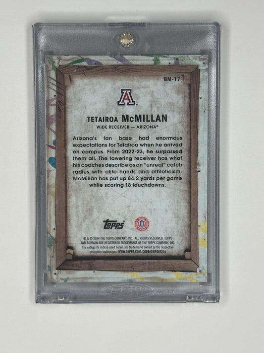 2024 Topps Bowman Best U Tetairoa McMillan Masterpieces BM-17