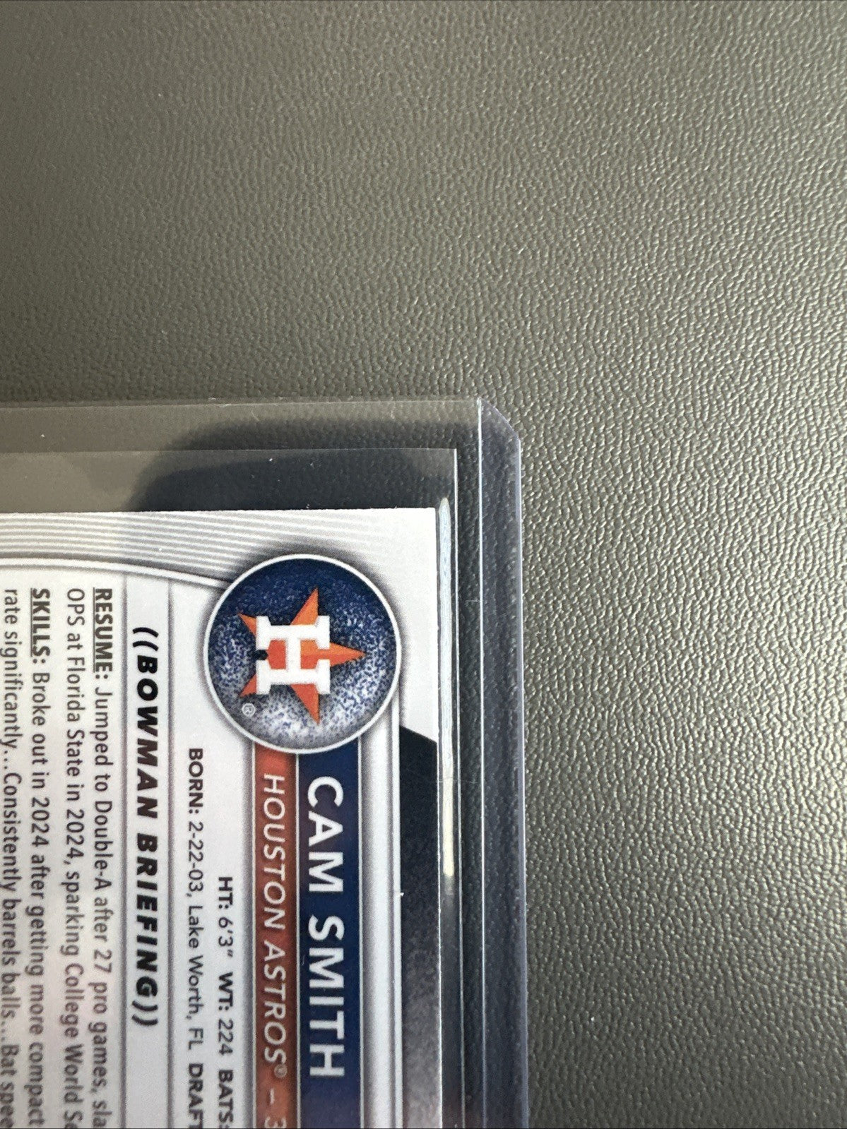 2025 Bowman Chrome Prospect #BCP-48 Cam Smith X-Fractor