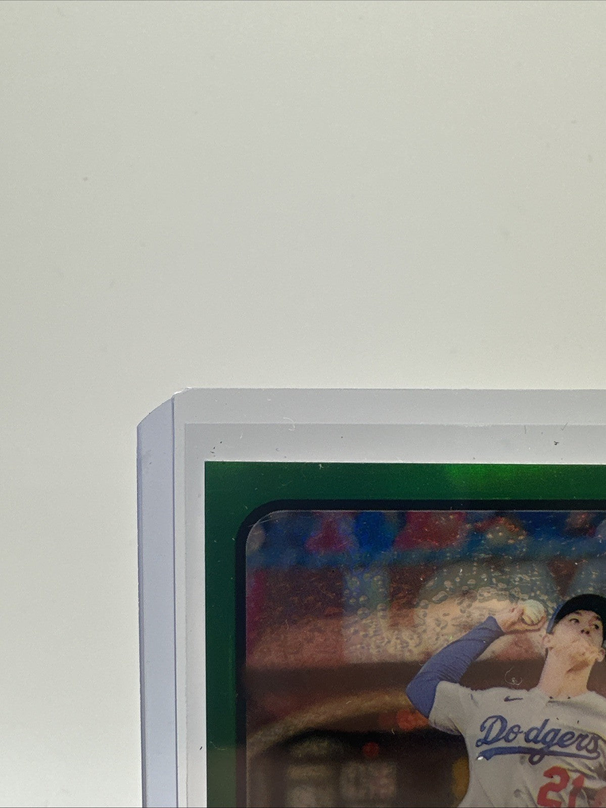 2022 Topps Heritage Baseball Walker Buehler Chrome Green Refractor #273