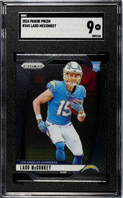 2024 Panini Prizm Ladd Mcconkey #365 SGC 9