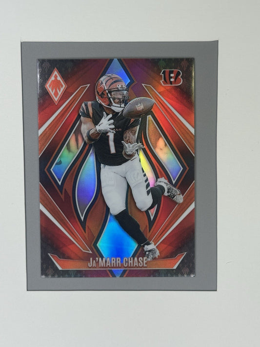 2024 Panini Phoenix Ja'Marr Chase Red Prizm 145/299 #72