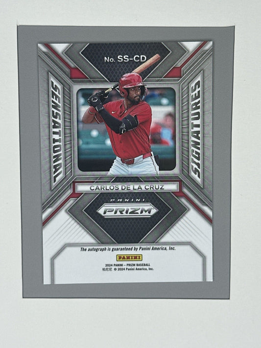 2024 Panini Prizm Sensational Signatures Carlos De La Cruz Auto #SS-CD