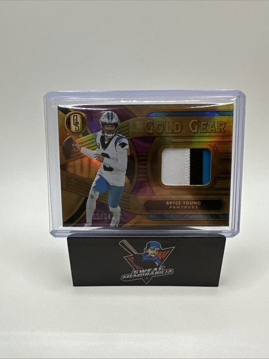 2024 Gold Standard Bryce Young Gold Gear 3 Color Patch 11/24 Panthers