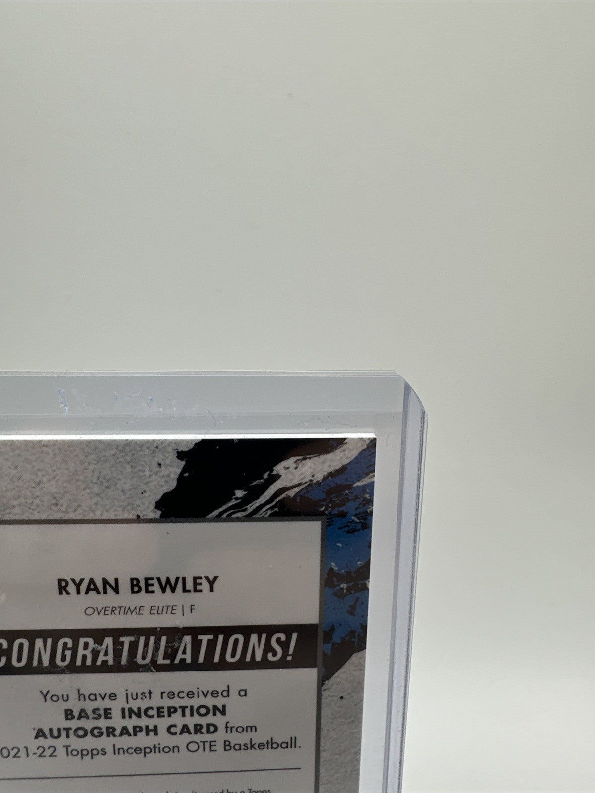 2021-22 Topps Inception OTE Overtime Elite /200 Ryan Bewley #IA-RB3 Auto