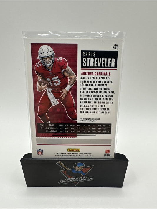 Chris Sreveler 2020 Panini Contenders Optic Auto #205