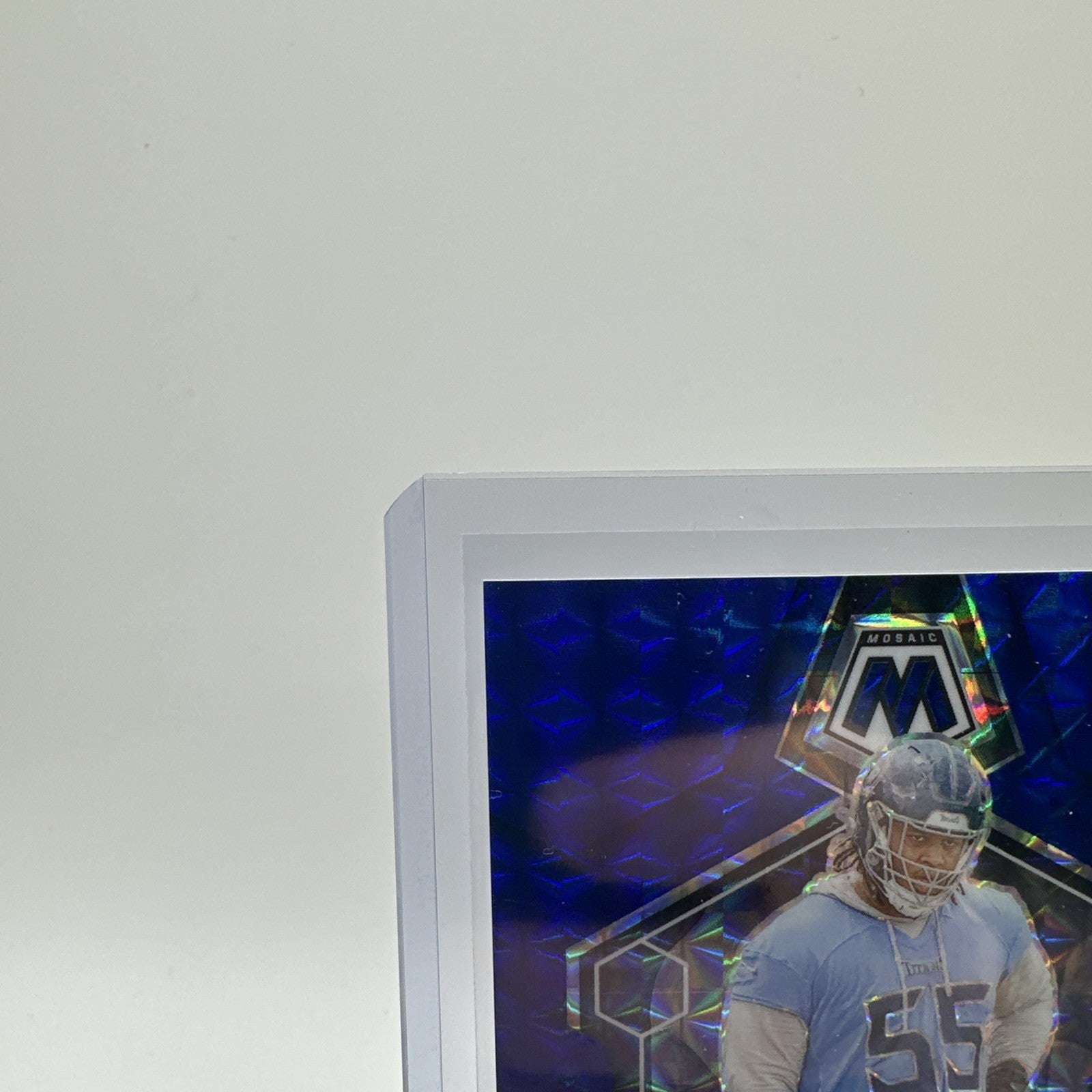 2024 PANINI PRIZM FB #307 BLUE MOSAIC JC LATHAM RC /99