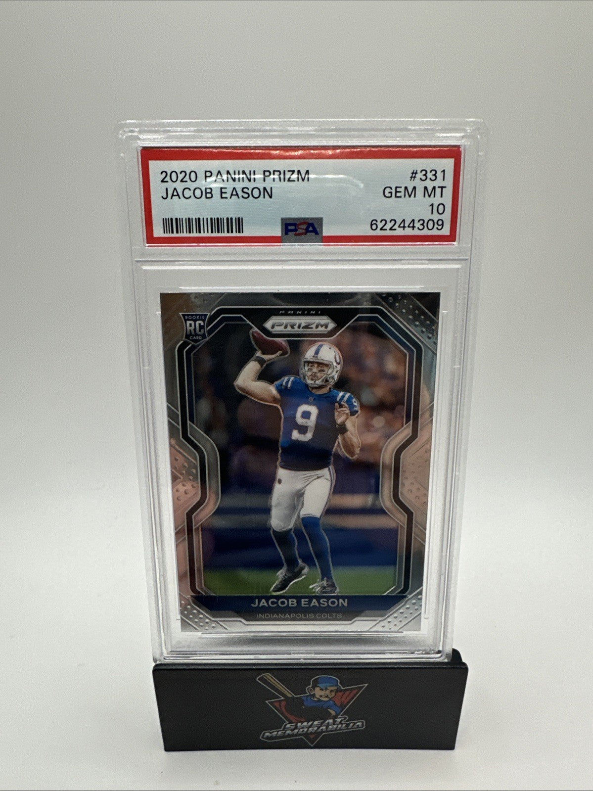 Jacob Eason 2020 Panini Prizm #331 PSA 10 GEM MINT