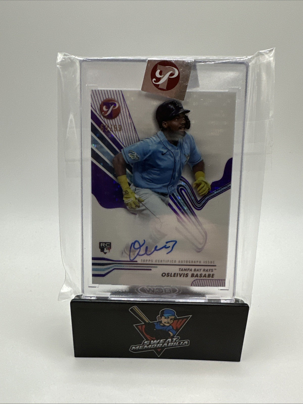 2024 Topps Pristin Osleivis Basabe Purple Refractor Auto /99