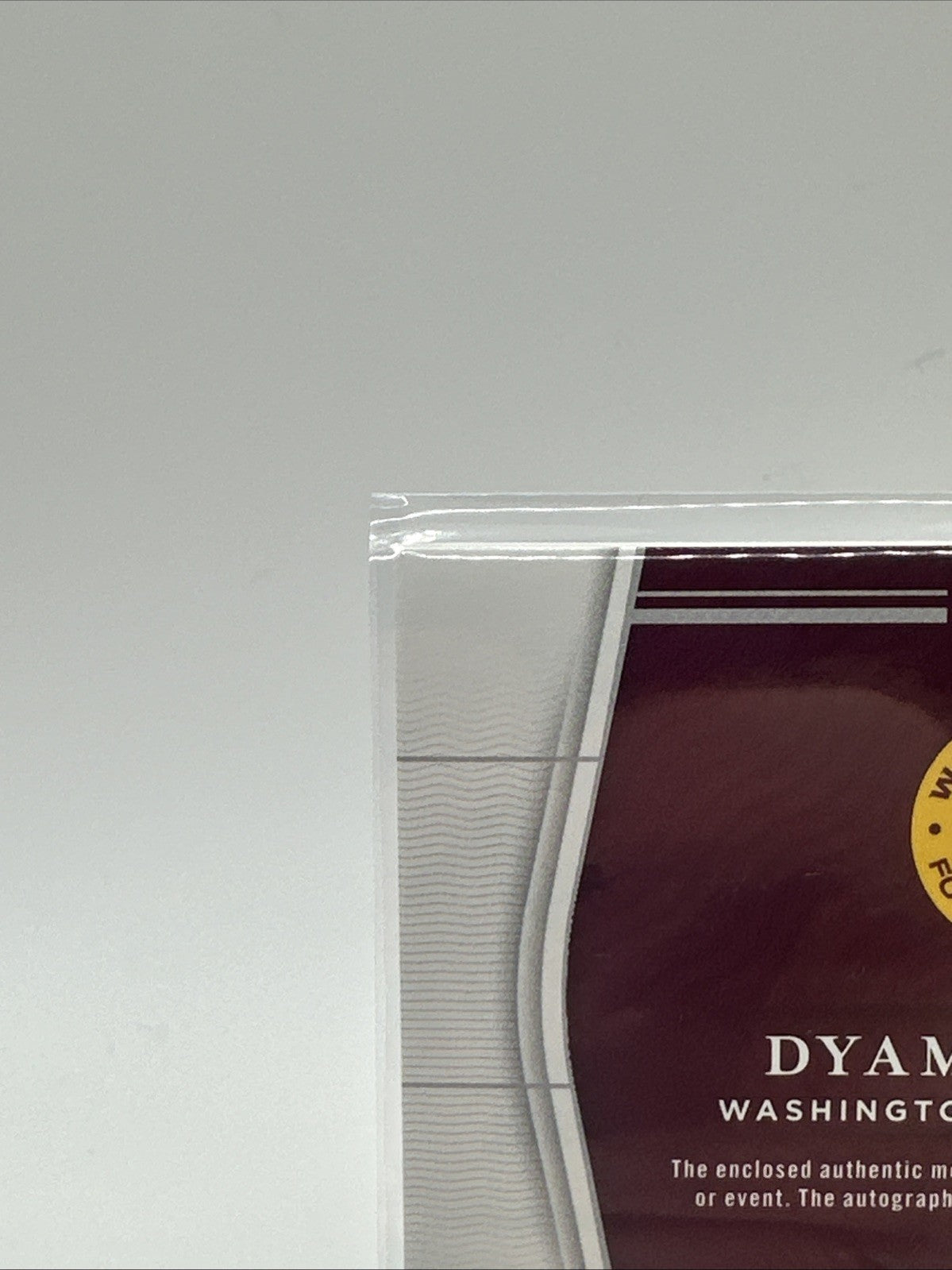 2021 DYAMI BROWN PANINI NATIONAL TREASURES ENCASED RPA ROOKIE PATCH AUTO RC 4/5