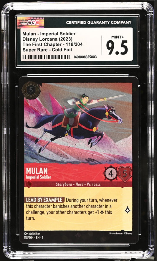 2023 Disney Lorcana The First Chapter Mulan #118/204 CGC 9.5