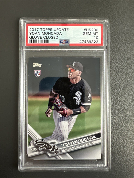2017 Topps Update #US200 Yoan Moncada RC PSA 10 GEM MINT