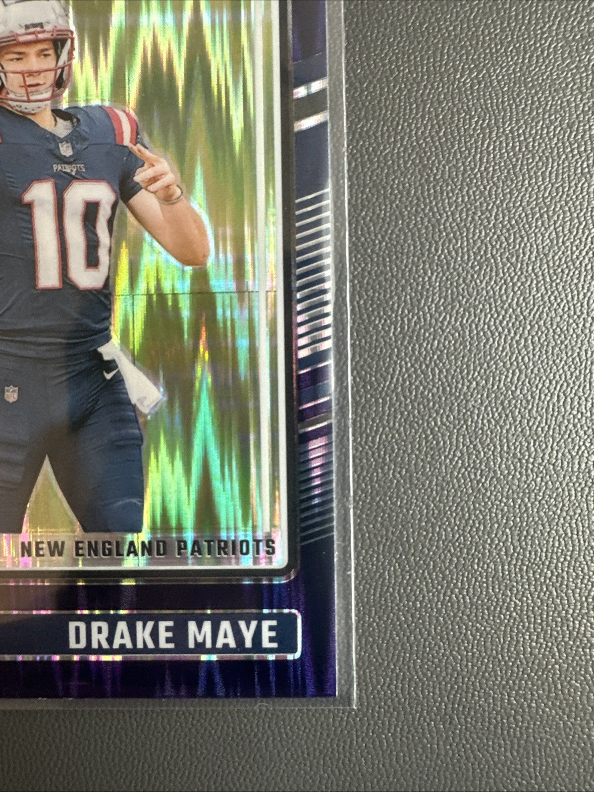 2024 Panini Donruss Optic - Rated Rookie Drake Maye (RC) #229, Purple Shock