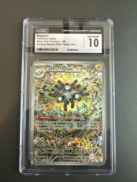 Magneton #159 2024 Black Star Promo English CGC 10