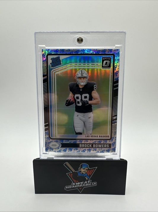 2024 Panini Optic Brock Bowers Rocket Emoji