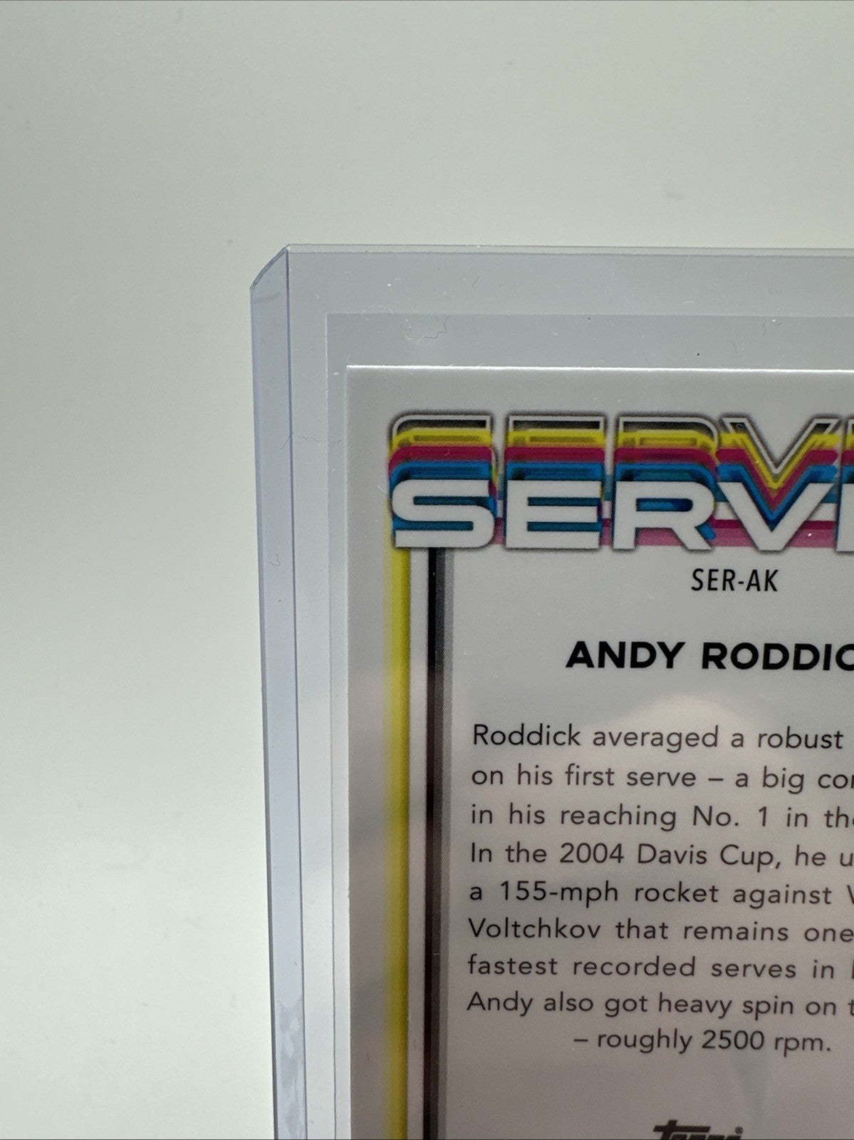 2024 Topps Chrome Andy Roddick SERVED! #SER-AK