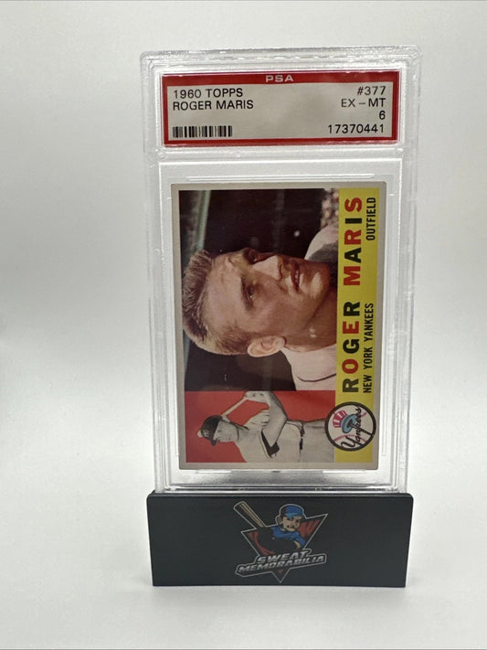 1960 Topps Roger Maris #377 PSA 6