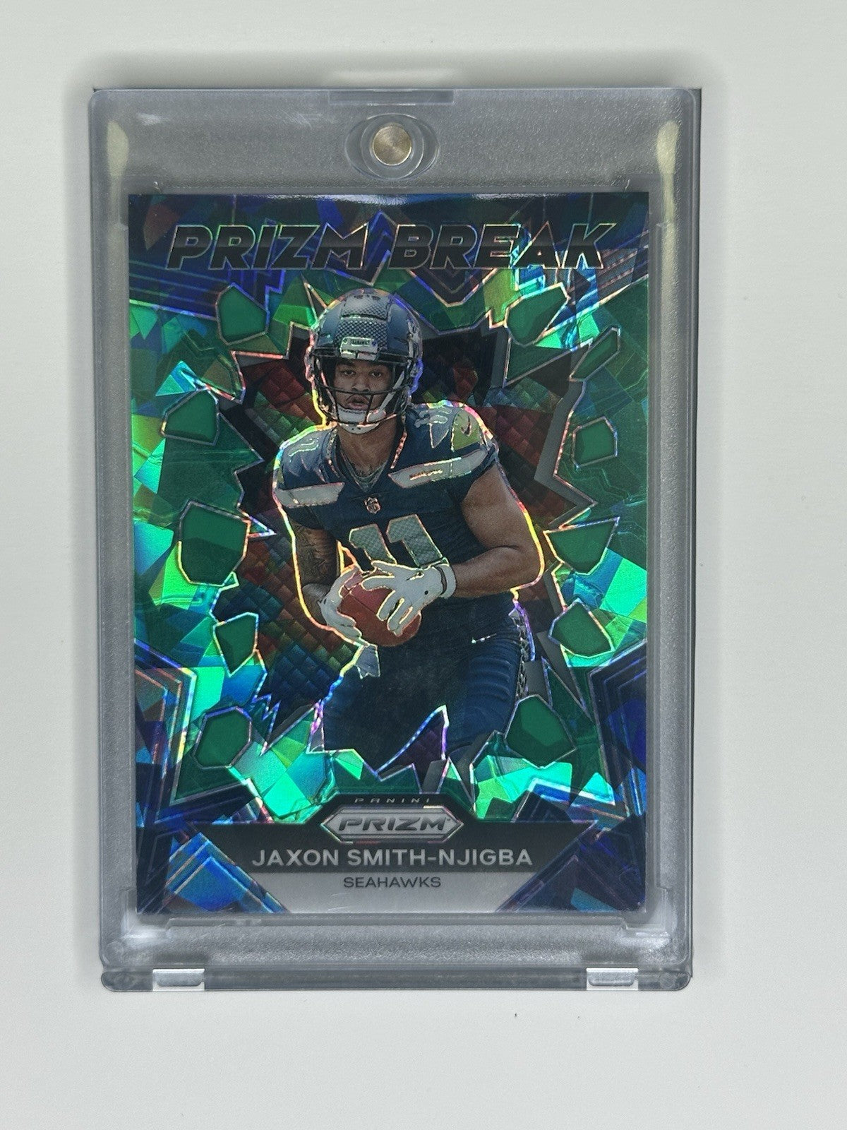 2023 Panini Prizm Jaxon Smith Njigba Prizm Break Green #PB-2