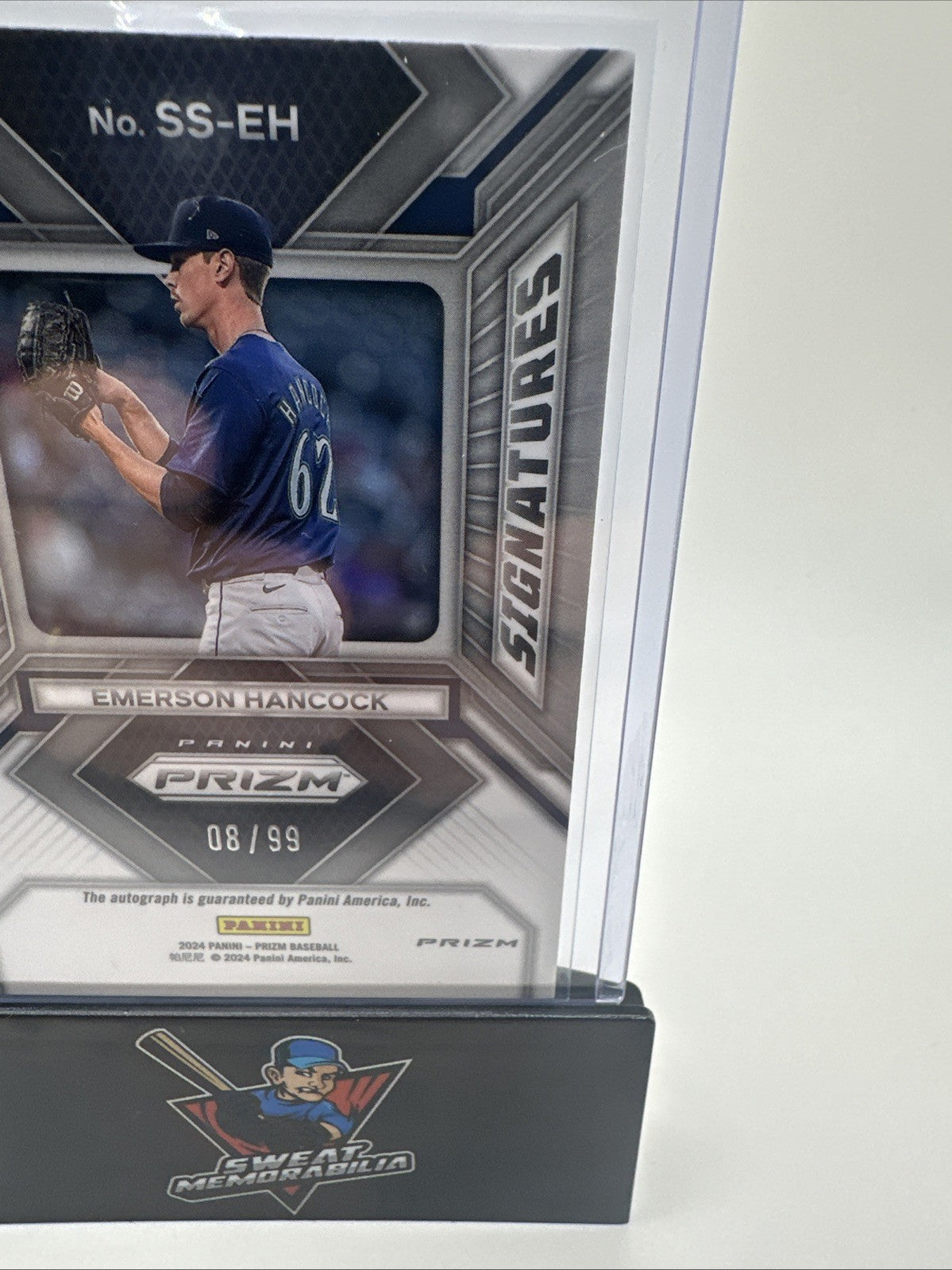 2024 Panini Prizm- Emerson Hancock(RC)-Sensational Signatures- Auto- Mariners
