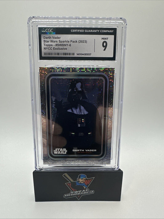 2023 DARTH VADER STAR WARS NY COMIC CON EXCLUSIVE Sparkle #SWBNY-6 CGC 9