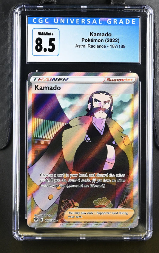 Pokemon 2022 Astral Radiance Kamado #187/189 CGC 8.5