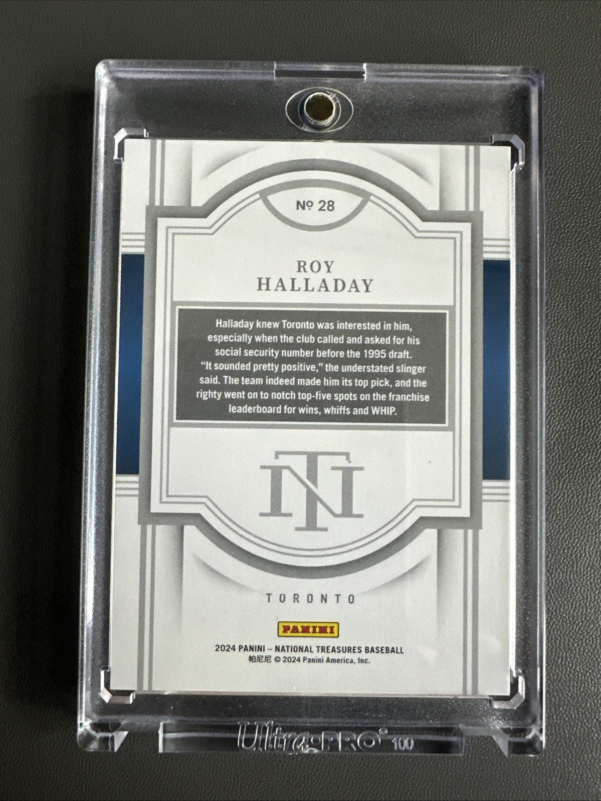 2024 National Treasures Material Treasures #28 Roy Halladay /10