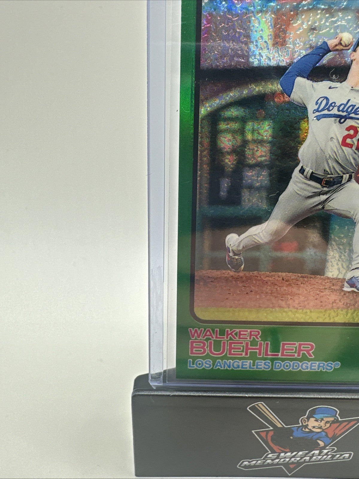 2022 Topps Heritage Baseball Walker Buehler Chrome Green Refractor #273