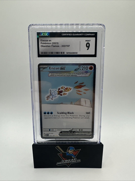 Pokémon CGC Mint 9 Scarlet & Violet Paldea Evolved Eiscue ex 222/197 English