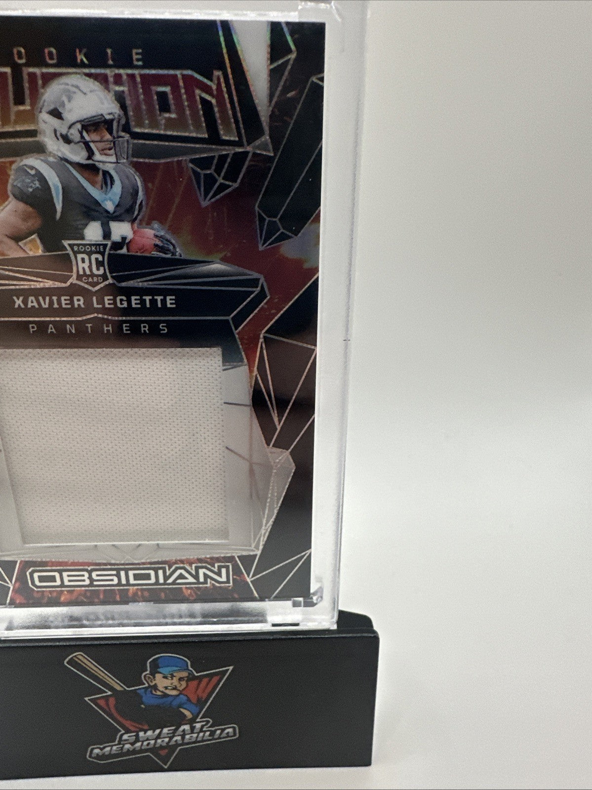2024 Panini Obsidian - Rookie Eruption Materials Xavier Legette #ERM-XLE W/Case