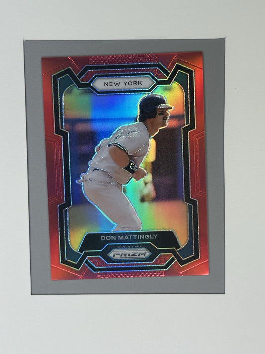 2024 Panini Prizm Don Mattingley Red Prizm 180/299 #175