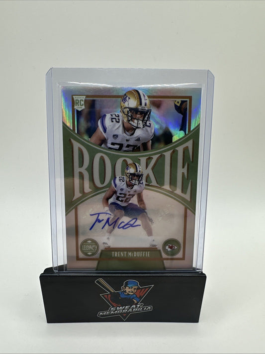 2022 Panini Legacy Trent McDuffie Silver Rookie Auto