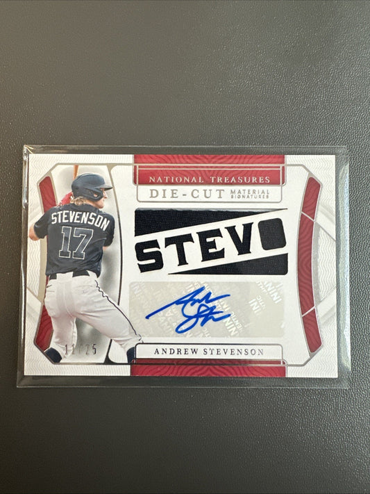2022 Panini National Treasures Gold /25 Andrew Stevenson #DCMS-AS Auto