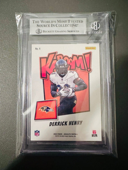 2024 Absolute Kaboom Horizontal Derrick Henry #4 BGS 9