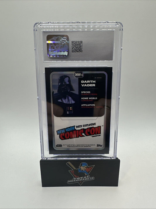 2023 DARTH VADER STAR WARS NY COMIC CON EXCLUSIVE Sparkle #SWBNY-6 CGC 9