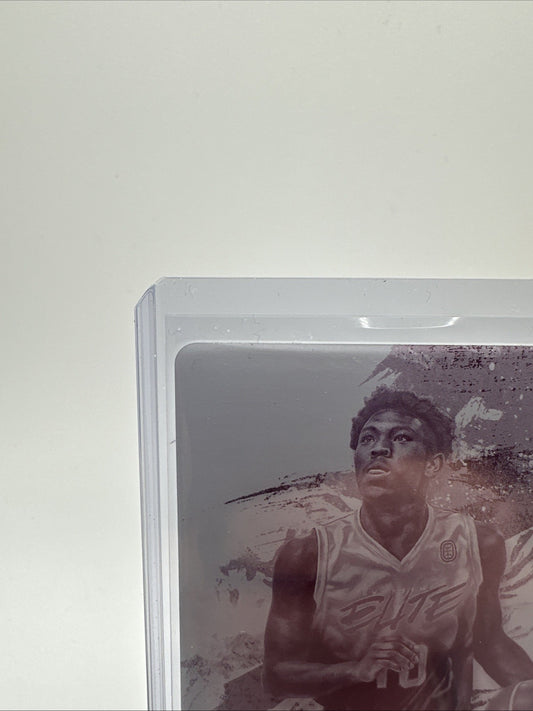 2021-22 Topps Inception OTE Overtime Printing Plate