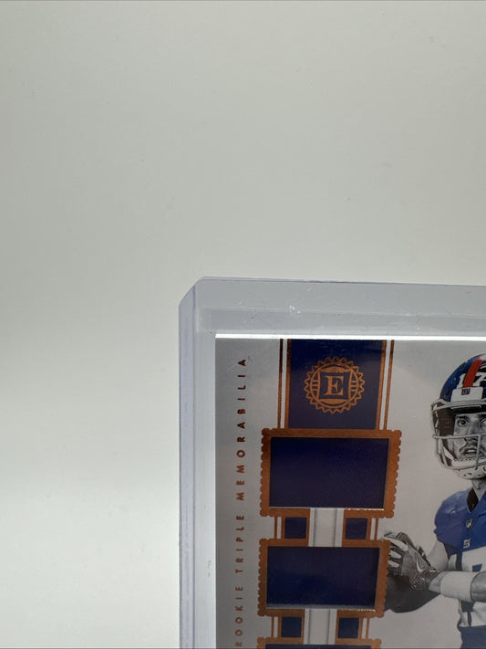 2018 Panini Encased Rookie Triple Memorabilia /75 Kyle Lauletta #RTM-30 RC