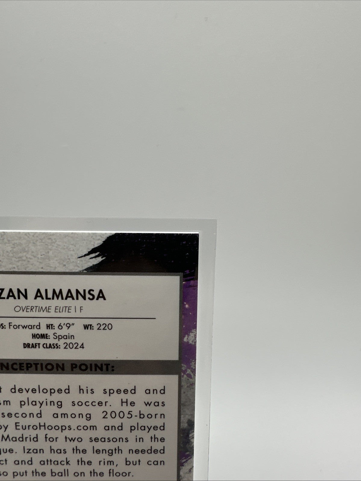 2022 TOPPS INCEPTION OVERTIME OTE #71 IZAN ALMANSA RC RED 50/75