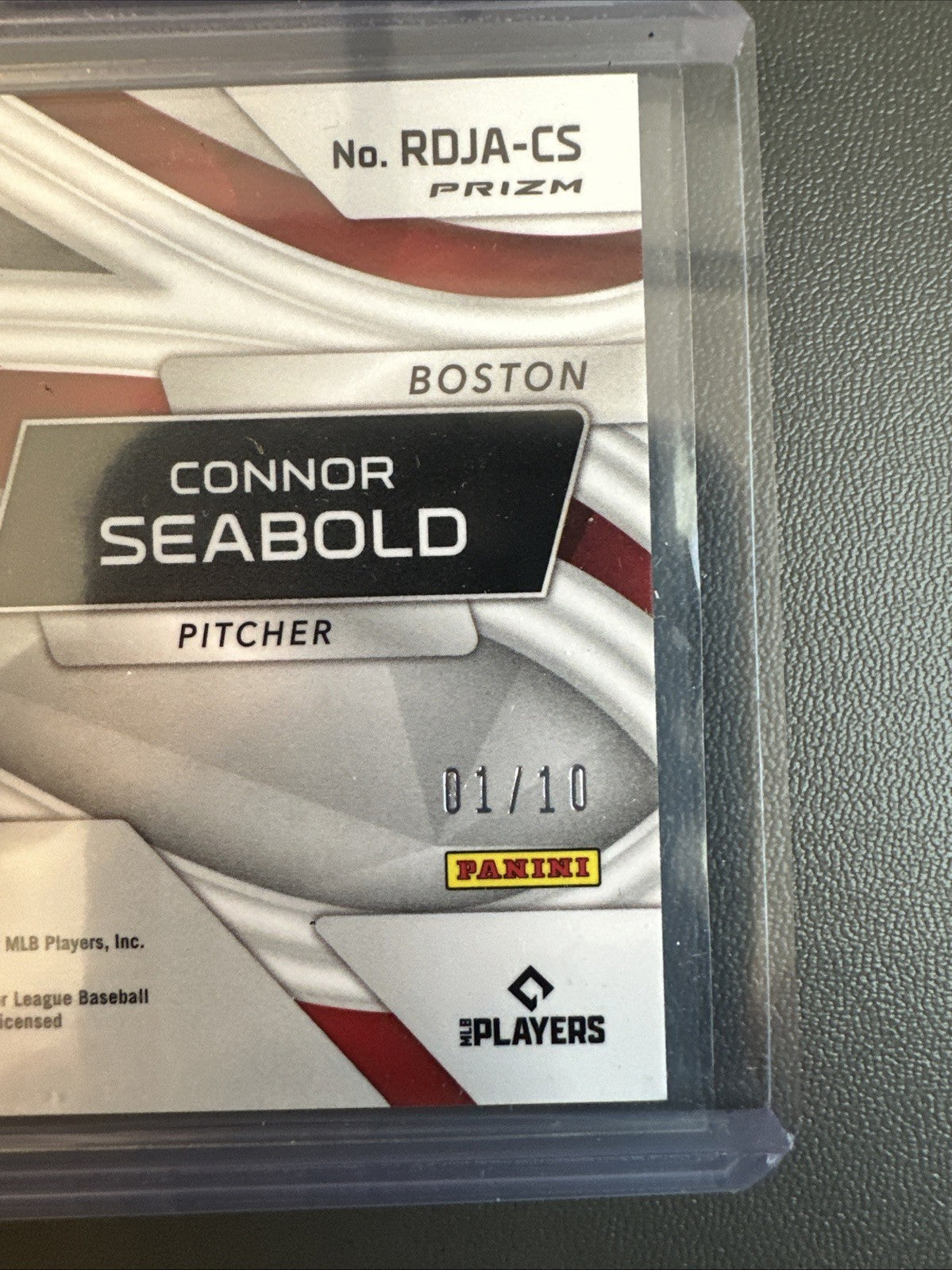 Connor Seabold RC Spectra Dual Rookie Patch Auto 2022 Chronicles /10