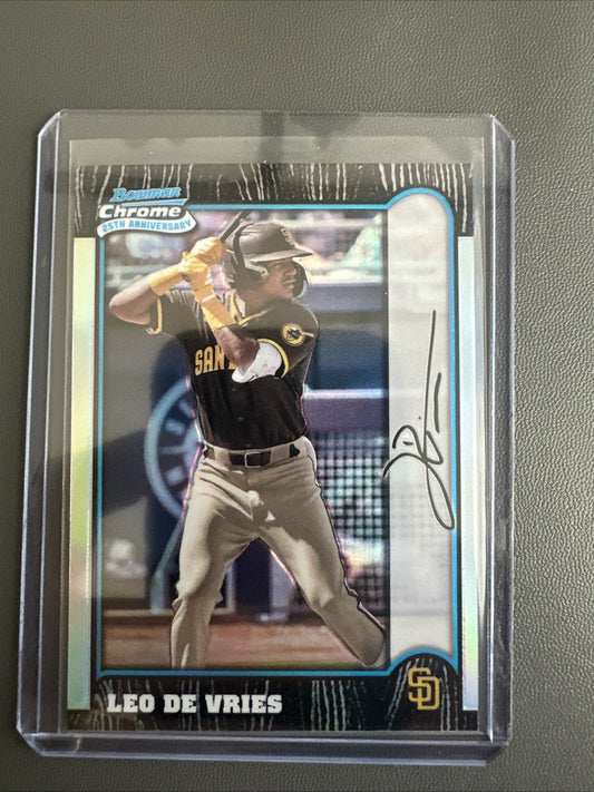 2024 Bowman Chrome - 1999 BC 25th Anniversary #BC25-23 Leo De Vries