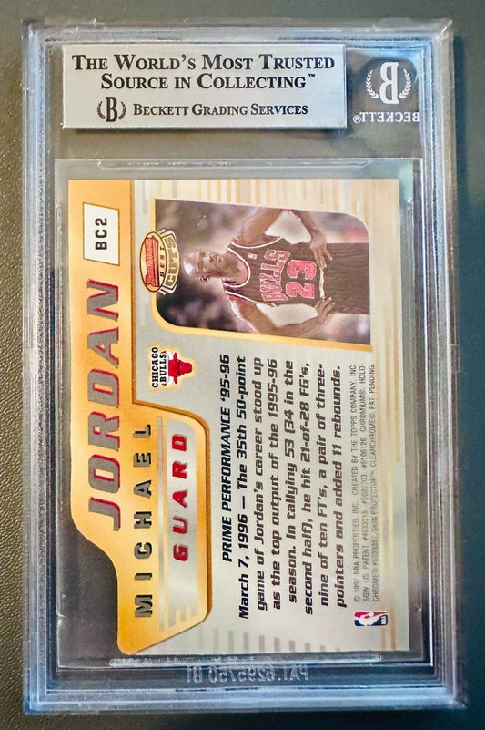 1996 Bowman's Best Cuts Michael Jordan #BC2 BGS 8.5