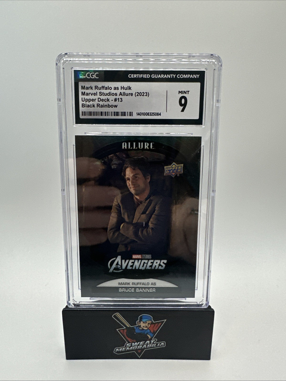 2022 Marvel Studios Allure Black Rainbow #13 Mark Ruffalo as Bruce Banner CGC 9