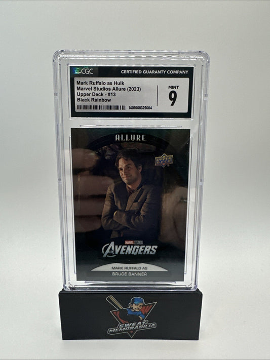 2022 Marvel Studios Allure Black Rainbow #13 Mark Ruffalo as Bruce Banner CGC 9