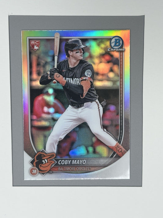 2025 Bowman Coby Mayo Chrome Prizm Refractor Rookie Redemption RC #37