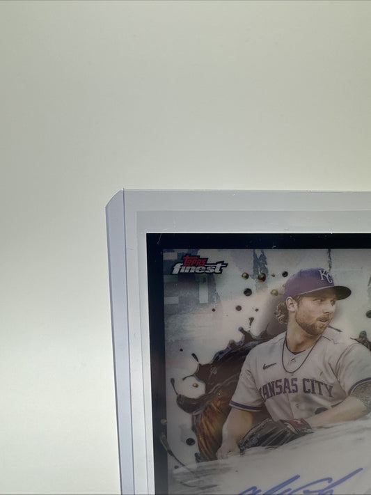 2024 Topps Finest Alec Marsh Rookie On-Card Auto #FA-AM Kansas City Royals