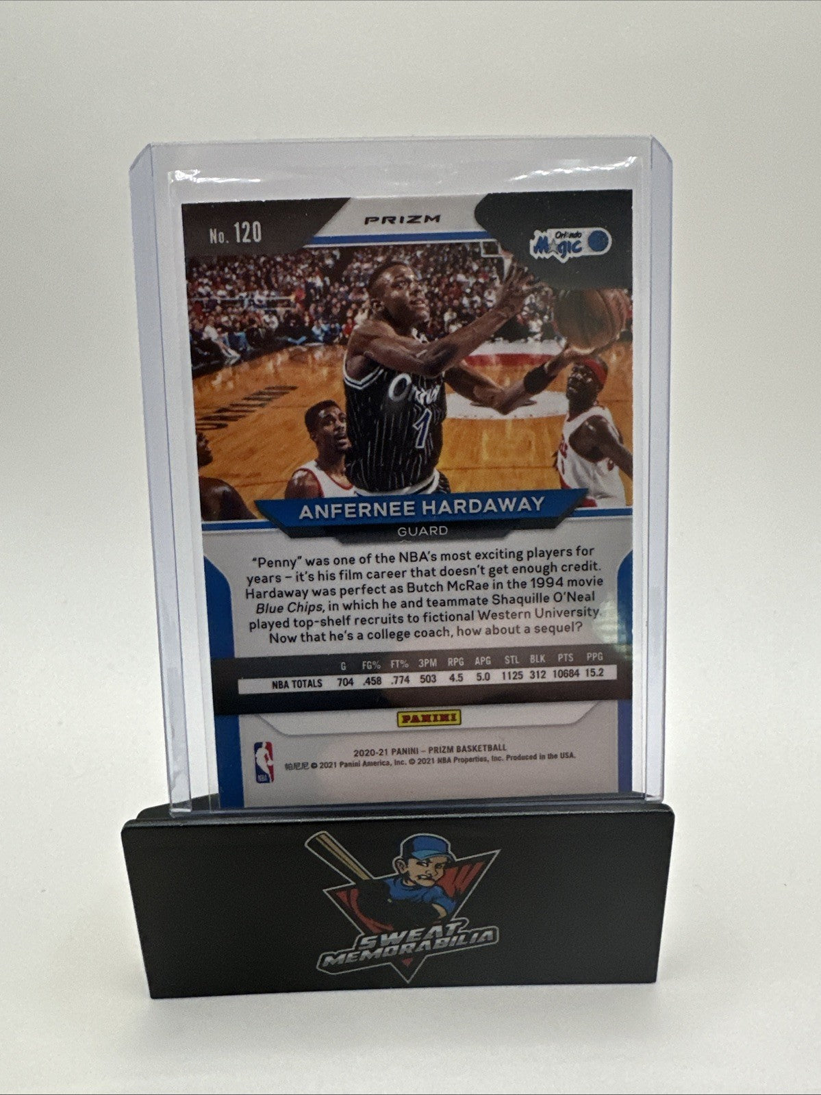 2020-21 Panini Prizm #120 Anfernee Hardaway Red Ice