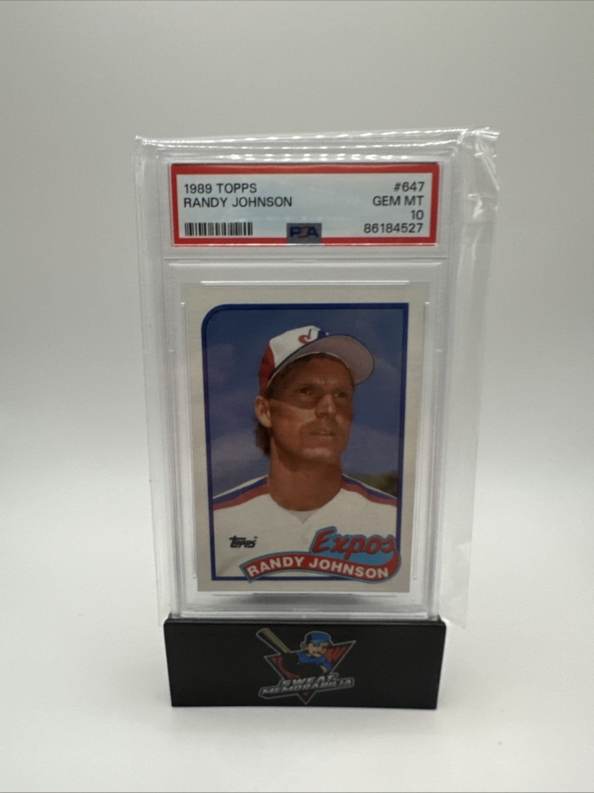 1989 Topps Randy Johnson RC #647 PSA 10 GEM MT Montreal Expos